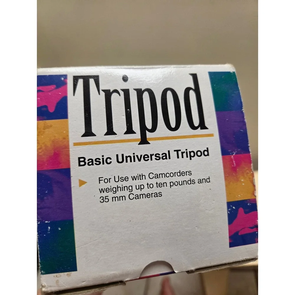 Magnavox MTRI 100 Basic Universal Tripod for Camcorders and 35mm Cameras New
